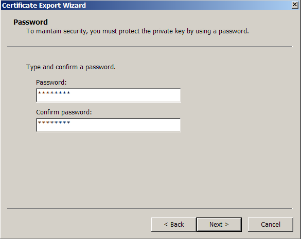 password