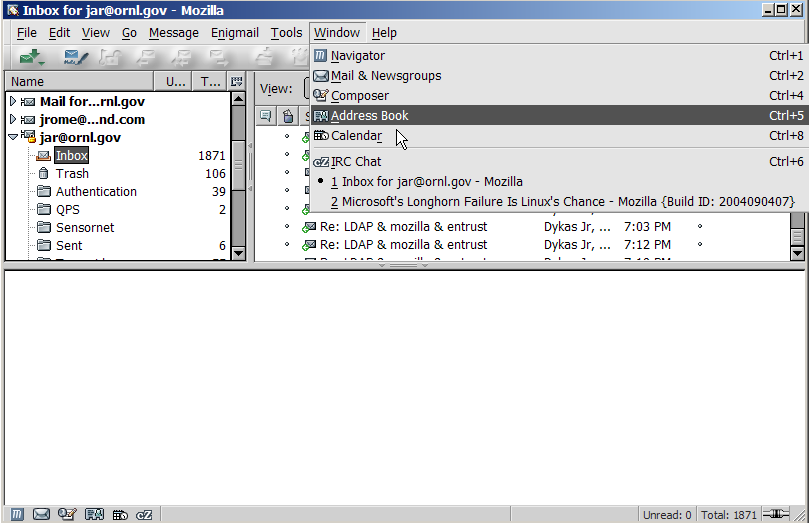 Open Address Book